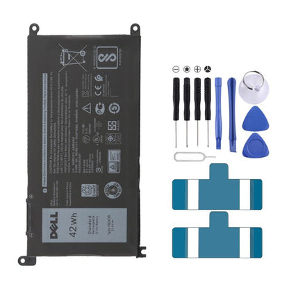 11.4V 42Wh WDXOR Li-ion Battery For Dell Inspiron 13 14 15 17 5000 7000 P69G001 5378 5379 5770 5570 P69G Vostro 5471 - Others by buy2fix | Online Shopping UK | buy2fix