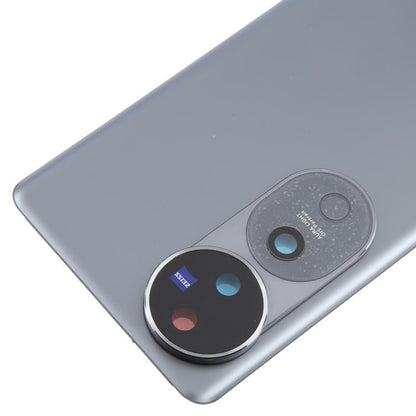 For vivo V40 Pro Battery Back Cover with Camera Lens Cover(Gray) - Back Cover by buy2fix | Online Shopping UK | buy2fix