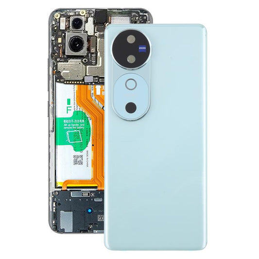 For vivo V40 Battery Back Cover with Camera Lens Cover(Blue) - Back Cover by buy2fix | Online Shopping UK | buy2fix