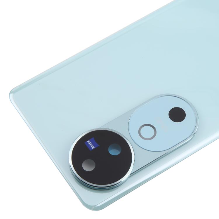 For vivo V40 Battery Back Cover with Camera Lens Cover(Blue) - Back Cover by buy2fix | Online Shopping UK | buy2fix