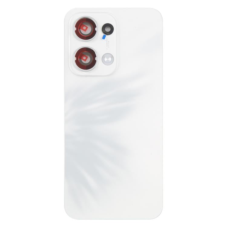 For OPPO Reno13 Original Battery Back Cover with Camera Lens Cover(White) - Back Cover by buy2fix | Online Shopping UK | buy2fix