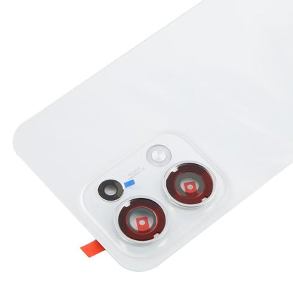 For OPPO Reno13 Original Battery Back Cover with Camera Lens Cover(White) - Back Cover by buy2fix | Online Shopping UK | buy2fix