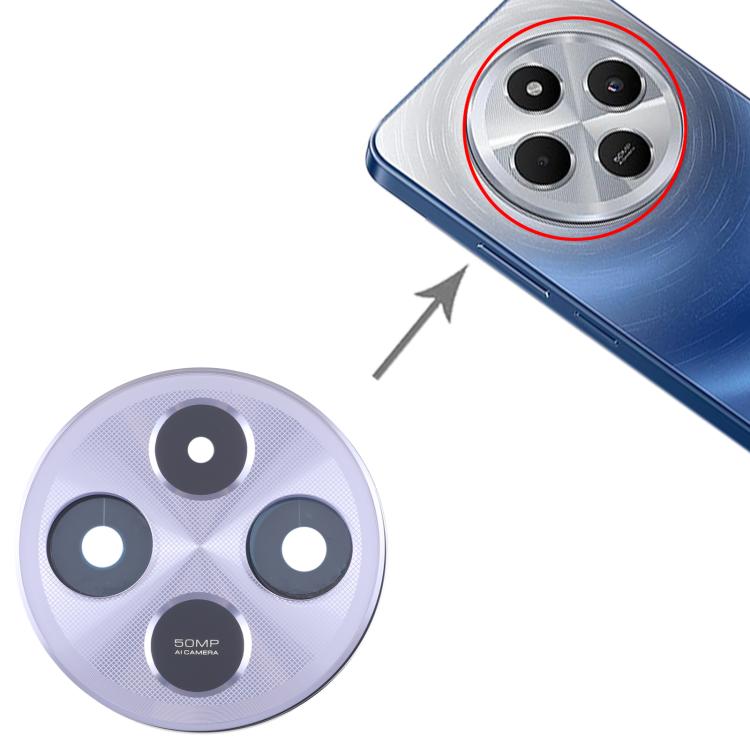For Xiaomi Redmi 14C 5G Original Rear Camera Lens Cover (Purple) - Camera by buy2fix | Online Shopping UK | buy2fix
