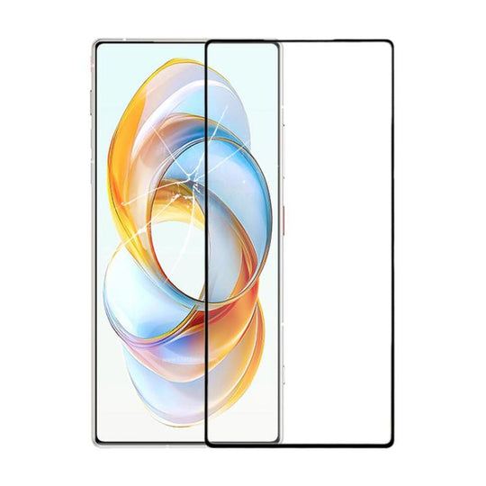 For ZTE Nubia RedMagic 10 Pro+ Front Screen Outer Glass Lens with OCA Optically Clear Adhesive (Black)