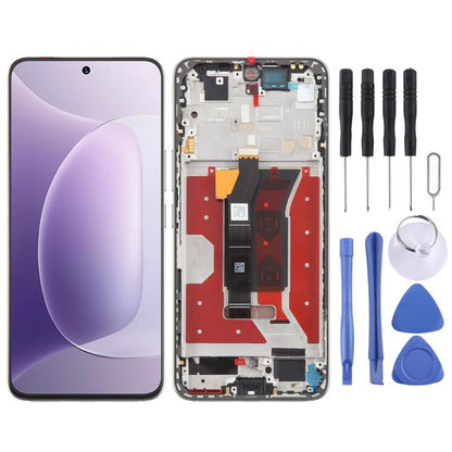 For Honor 300 Original LCD Screen Digitizer Full Assembly with Frame (Grey) - LCD Screen by buy2fix | Online Shopping UK | buy2fix