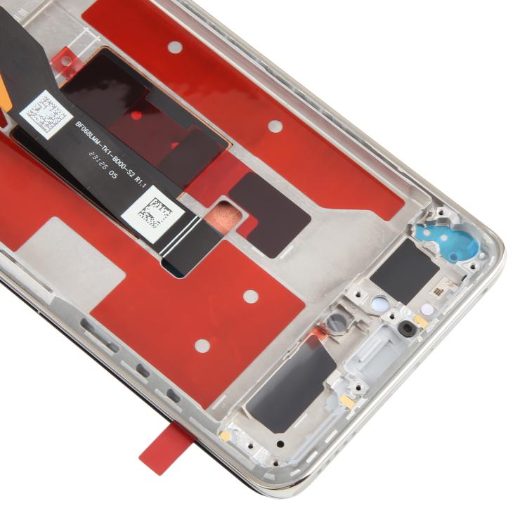 For Honor 90 Pro Original LCD Screen Digitizer Full Assembly with Frame (Silver) - LCD Screen by buy2fix | Online Shopping UK | buy2fix