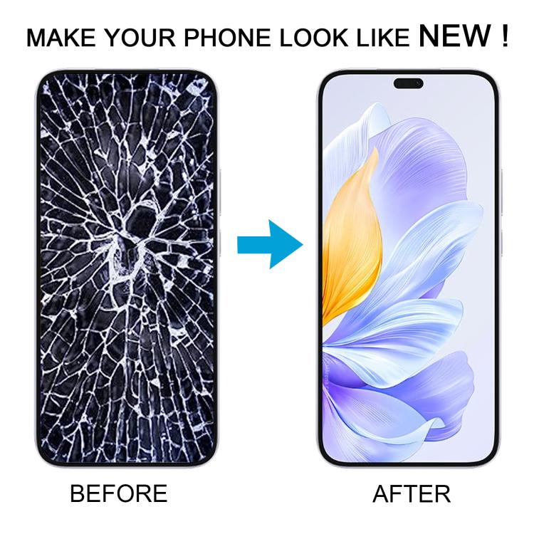 For Honor X60i Original LCD Screen Digitizer Full Assembly with Frame (Silver) - LCD Screen by buy2fix | Online Shopping UK | buy2fix