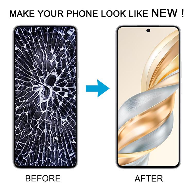 For Honor X60 Original LCD Screen Digitizer Full Assembly with Frame (Silver) - LCD Screen by buy2fix | Online Shopping UK | buy2fix