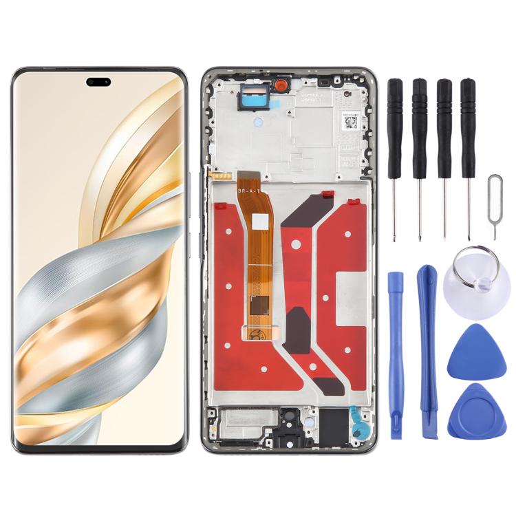 For Honor X60 Pro Original LCD Screen Digitizer Full Assembly with Frame (Black) - LCD Screen by buy2fix | Online Shopping UK | buy2fix