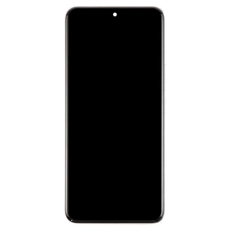 For Honor 200 Original LCD Screen Digitizer Full Assembly with Frame (Silver) - LCD Screen by buy2fix | Online Shopping UK | buy2fix