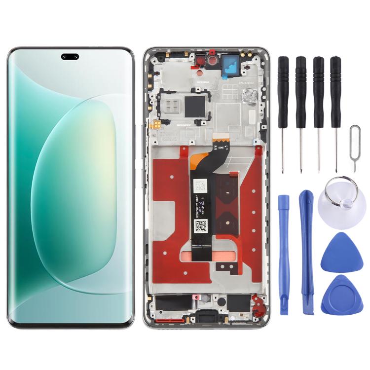 For Honor 300 Pro Original LCD Screen Digitizer Full Assembly with Frame (Black) - LCD Screen by buy2fix | Online Shopping UK | buy2fix