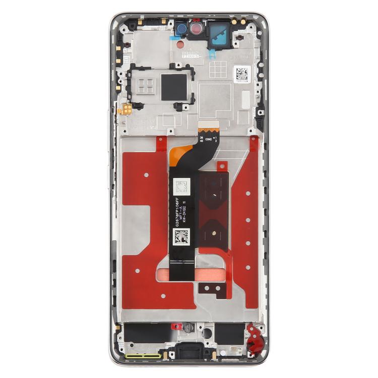 For Honor 300 Pro Original LCD Screen Digitizer Full Assembly with Frame (Silver) - LCD Screen by buy2fix | Online Shopping UK | buy2fix