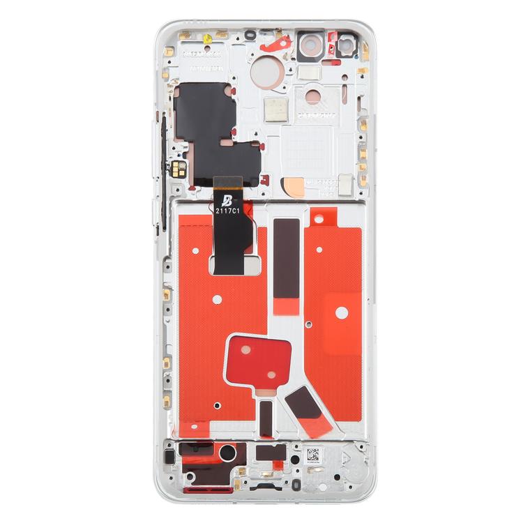 For Huawei P40 Pro TFT LCD Screen Digitizer Full Assembly with Frame, Not Supporting Fingerprint Identification (Silver) - LCD Screen by buy2fix | Online Shopping UK | buy2fix