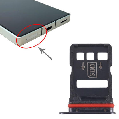 For ZTE nubia RedMagic 8 Pro NX729J SIM Card Tray + SIM Card Tray (Black) - For ZTE by buy2fix | Online Shopping UK | buy2fix