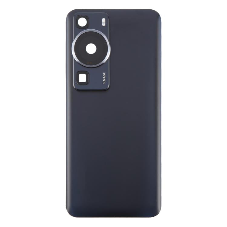 For Huawei P60 Battery Back Cover with Camera Lens Cover(Black) - Back Cover by buy2fix | Online Shopping UK | buy2fix