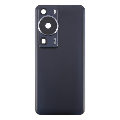For Huawei P60 Battery Back Cover with Camera Lens Cover(Black) - Back Cover by buy2fix | Online Shopping UK | buy2fix