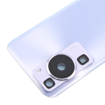 For Huawei P60 Battery Back Cover with Camera Lens Cover(Purple) - Back Cover by buy2fix | Online Shopping UK | buy2fix