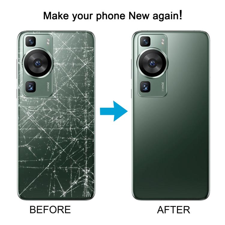 For Huawei P60 Battery Back Cover with Camera Lens Cover(Black) - Back Cover by buy2fix | Online Shopping UK | buy2fix