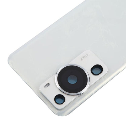 For Huawei P60 Pro Battery Back Cover with Camera Lens Cover(White) - Back Cover by buy2fix | Online Shopping UK | buy2fix