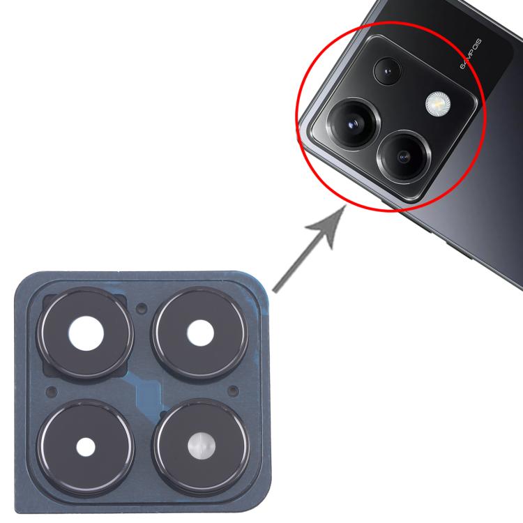 For Xiaomi Poco X6 Original Rear Camera Frame - Camera by buy2fix | Online Shopping UK | buy2fix