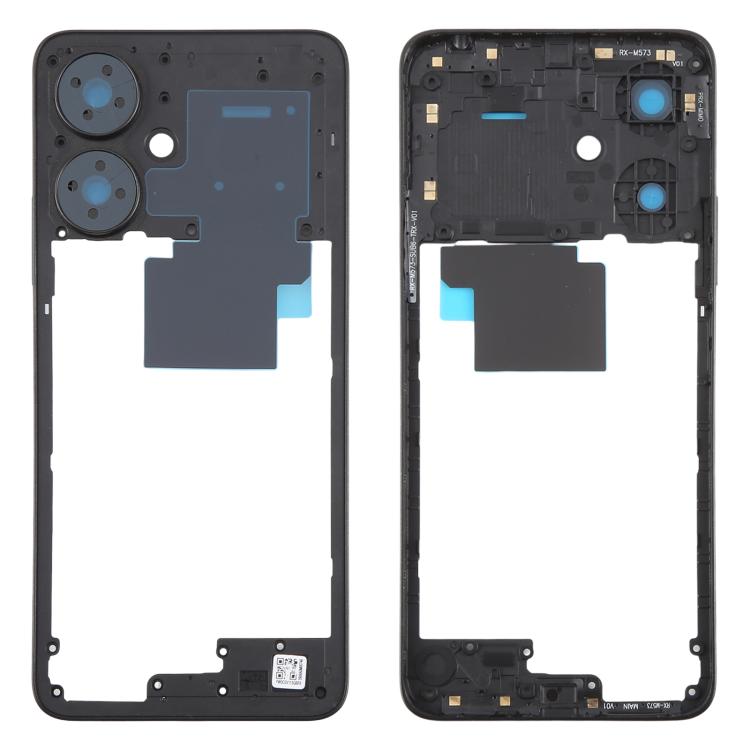 For Xiaomi Redmi 13C 5G Original Middle Frame Bezel Plate (Black) - Frame Bezel Plate by buy2fix | Online Shopping UK | buy2fix