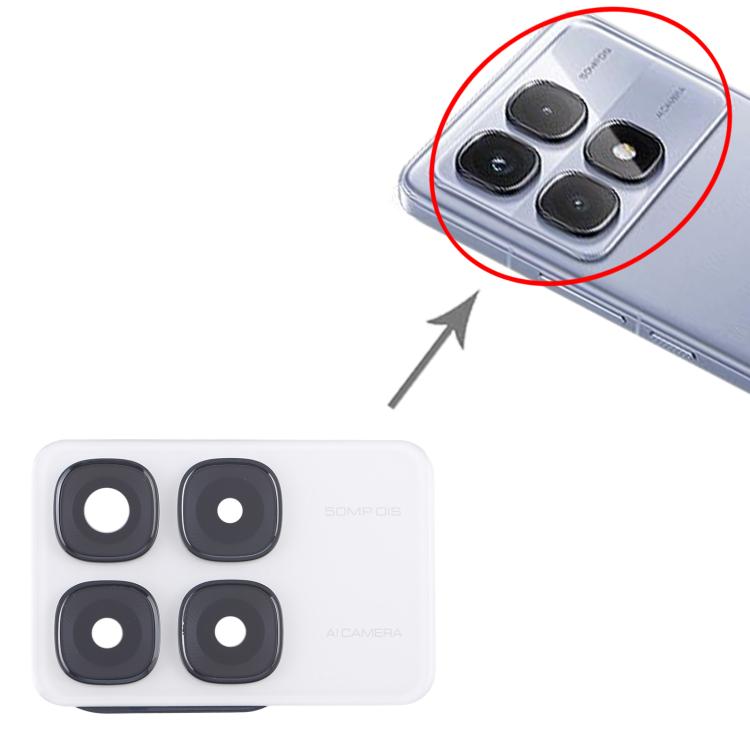 For Xiaomi Redmi K70 Ultra Original Rear Camera Lens Cover (White) - Camera by buy2fix | Online Shopping UK | buy2fix