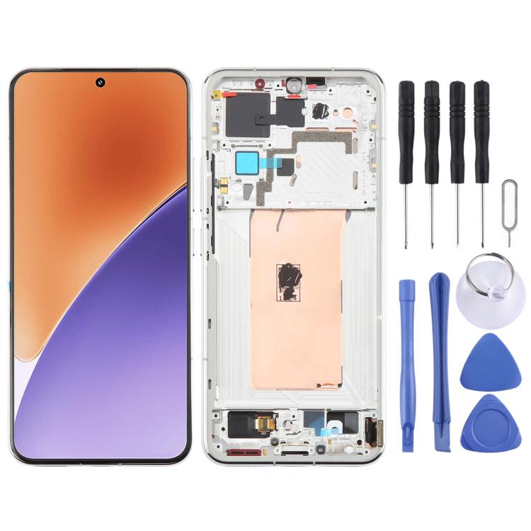 For Xiaomi 15 AMOLED Original LCD Screen Digitizer Full Assembly with Frame (Mirror Silver) - LCD Screen by buy2fix | Online Shopping UK | buy2fix