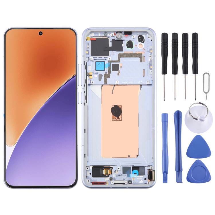 For Xiaomi 15 AMOLED Original LCD Screen Digitizer Full Assembly with Frame (Frosted Blue) - LCD Screen by buy2fix | Online Shopping UK | buy2fix