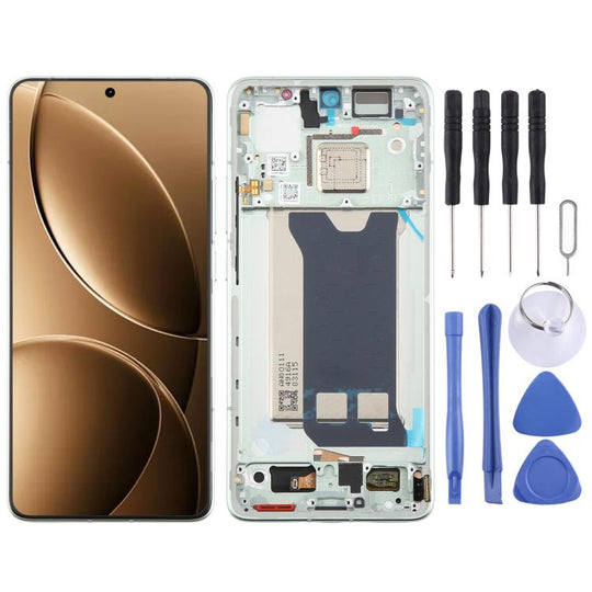 For Xiaomi Redmi K80 AMOLED Original LCD Screen Digitizer Full Assembly with Frame (Green)