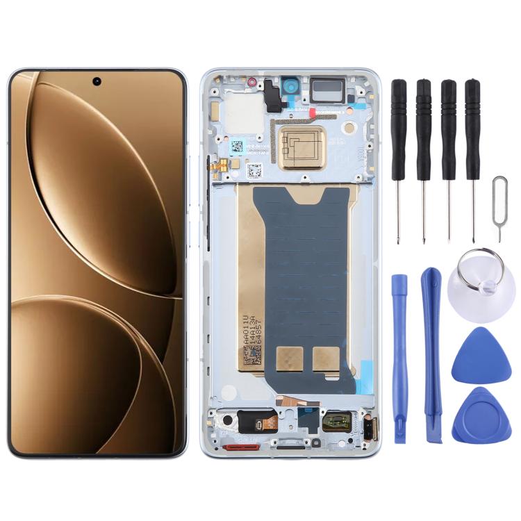 For Xiaomi Redmi K80 AMOLED Original LCD Screen Digitizer Full Assembly with Frame (Blue) - LCD Screen by buy2fix | Online Shopping UK | buy2fix