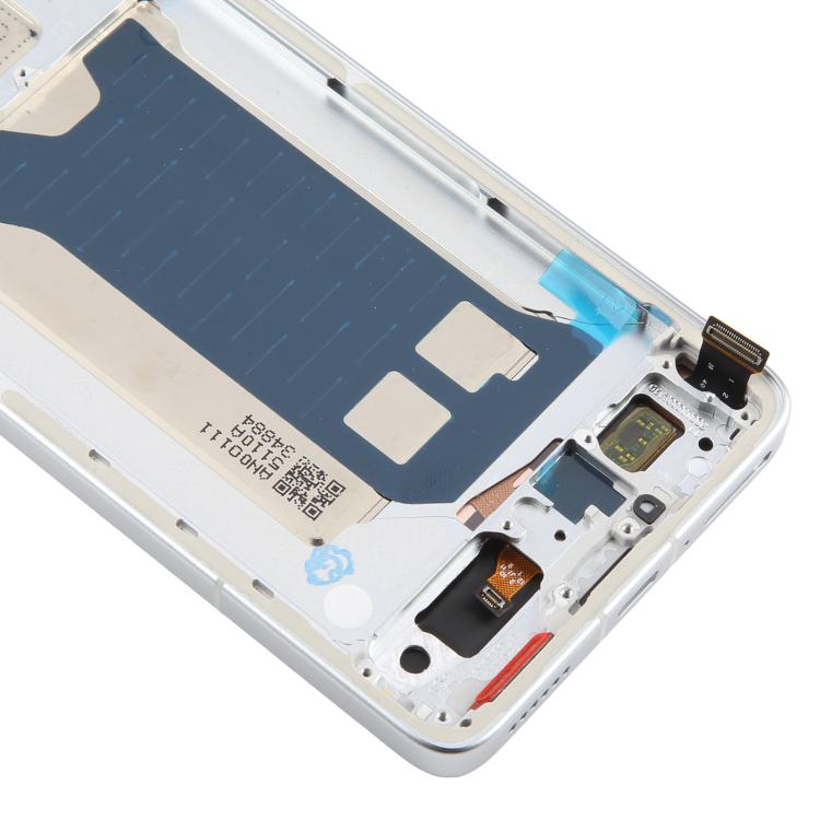 For Xiaomi Redmi K80 AMOLED Original LCD Screen Digitizer Full Assembly with Frame (Silver) - LCD Screen by buy2fix | Online Shopping UK | buy2fix