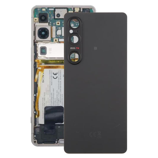 For Sony Xperia 1 VI Original Battery Back Cover with Camera Lens Cover(Black) - Back Cover by buy2fix | Online Shopping UK | buy2fix