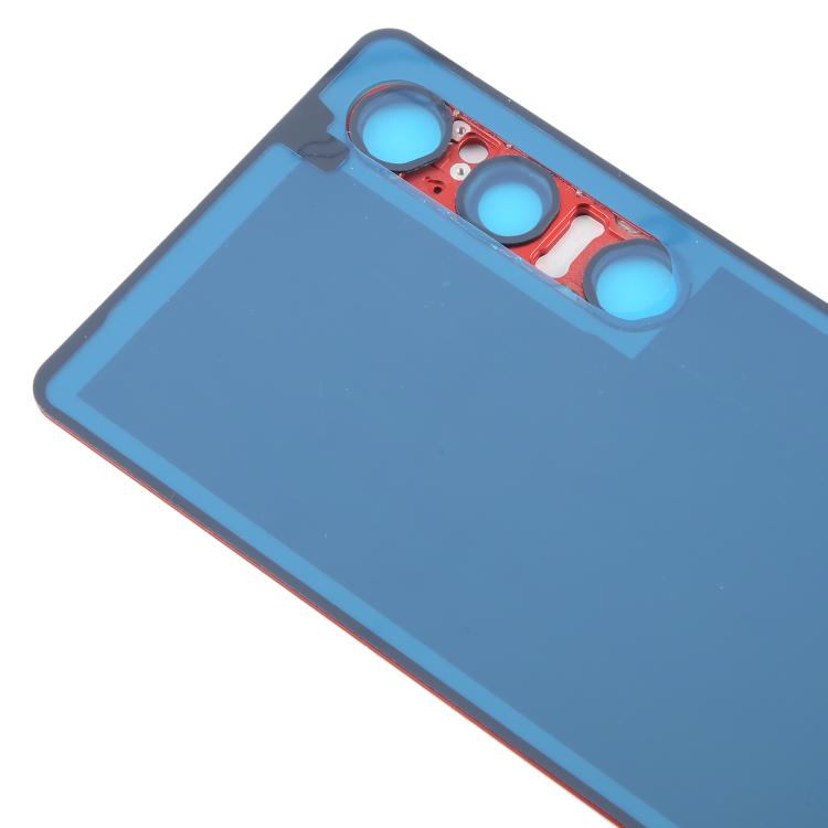 For Sony Xperia 1 VI Original Battery Back Cover with Camera Lens Cover(Red) - Back Cover by buy2fix | Online Shopping UK | buy2fix