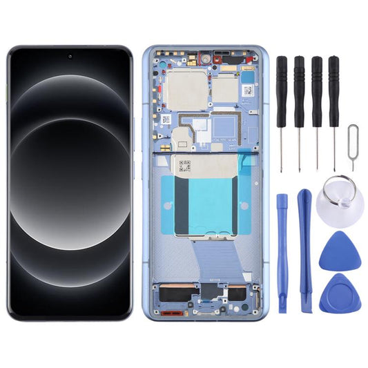 For Xiaomi 14 Ultra AMOLED Original LCD Screen Digitizer Full Assembly with Frame (Blue) - LCD Screen by buy2fix | Online Shopping UK | buy2fix
