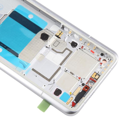 For Xiaomi 14 Ultra AMOLED Original LCD Screen Digitizer Full Assembly with Frame (Silver) - LCD Screen by buy2fix | Online Shopping UK | buy2fix
