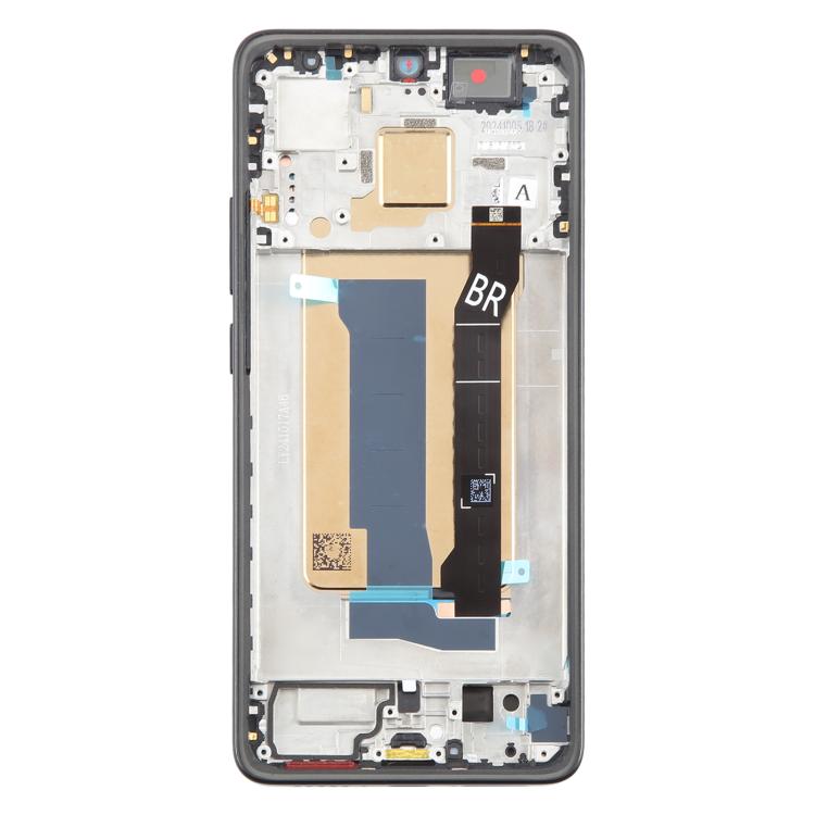 For Xiaomi Redmi Turbo 4 AMOLED Original LCD Screen Digitizer Full Assembly with Frame (Black) - LCD Screen by buy2fix | Online Shopping UK | buy2fix
