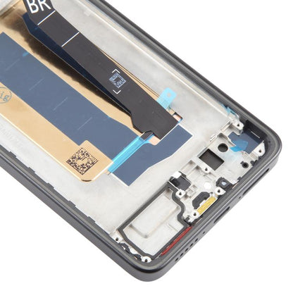 For Xiaomi Redmi Turbo 4 AMOLED Original LCD Screen Digitizer Full Assembly with Frame (Black) - LCD Screen by buy2fix | Online Shopping UK | buy2fix