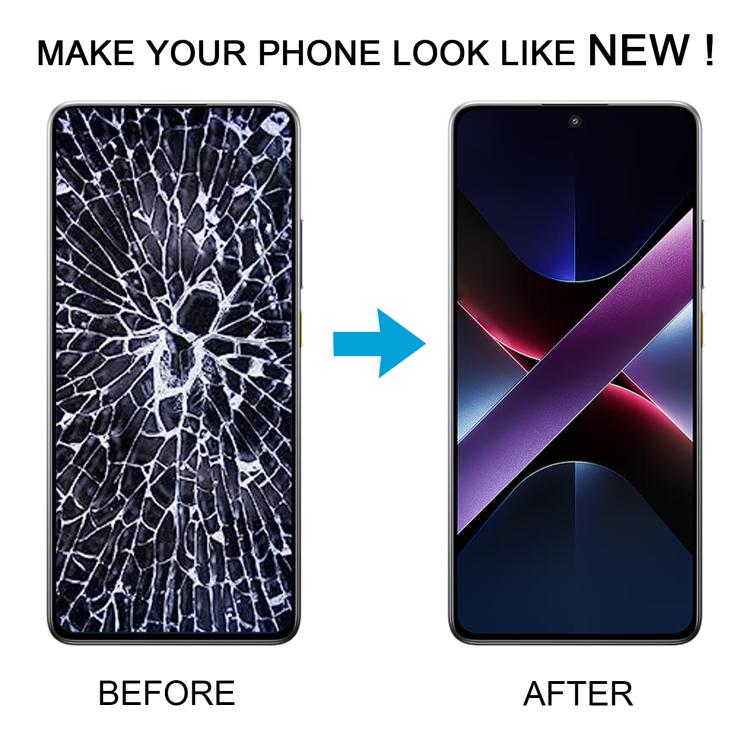 For Xiaomi Poco X7 Pro AMOLED Original LCD Screen Digitizer Full Assembly with Frame (Black) - LCD Screen by buy2fix | Online Shopping UK | buy2fix