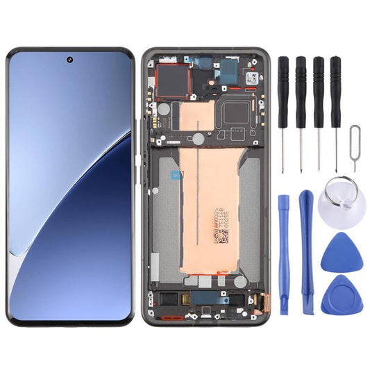 For Xiaomi 15 Pro AMOLED Original LCD Screen Digitizer Full Assembly with Frame (Black) - LCD Screen by buy2fix | Online Shopping UK | buy2fix
