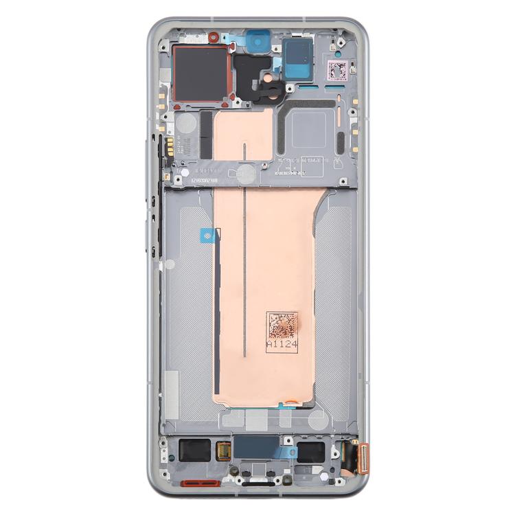 For Xiaomi 15 Pro AMOLED Original LCD Screen Digitizer Full Assembly with Frame (Silver) - LCD Screen by buy2fix | Online Shopping UK | buy2fix