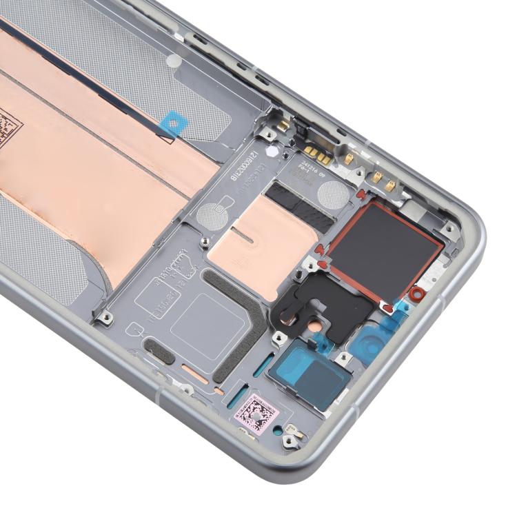 For Xiaomi 15 Pro AMOLED Original LCD Screen Digitizer Full Assembly with Frame (Silver) - LCD Screen by buy2fix | Online Shopping UK | buy2fix