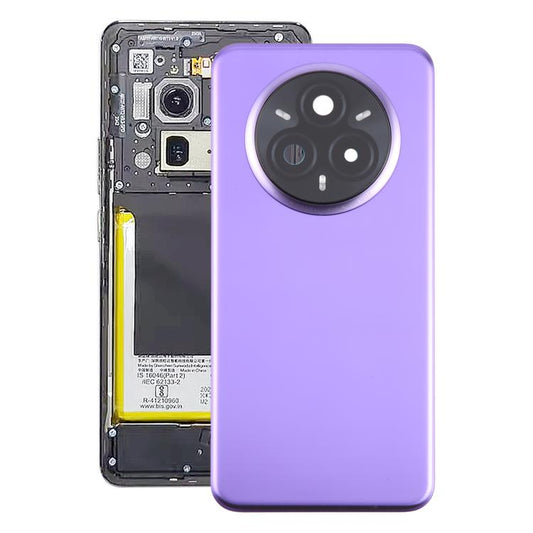 For Realme 14 Pro+ Original Battery Back Cover with Camera Lens Cover(Purple) - Back Cover by buy2fix | Online Shopping UK | buy2fix