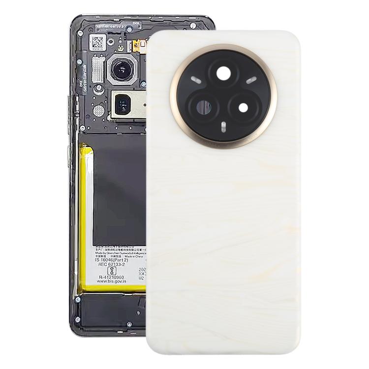 For Realme 14 Pro+ Original Battery Back Cover with Camera Lens Cover(White) - Back Cover by buy2fix | Online Shopping UK | buy2fix