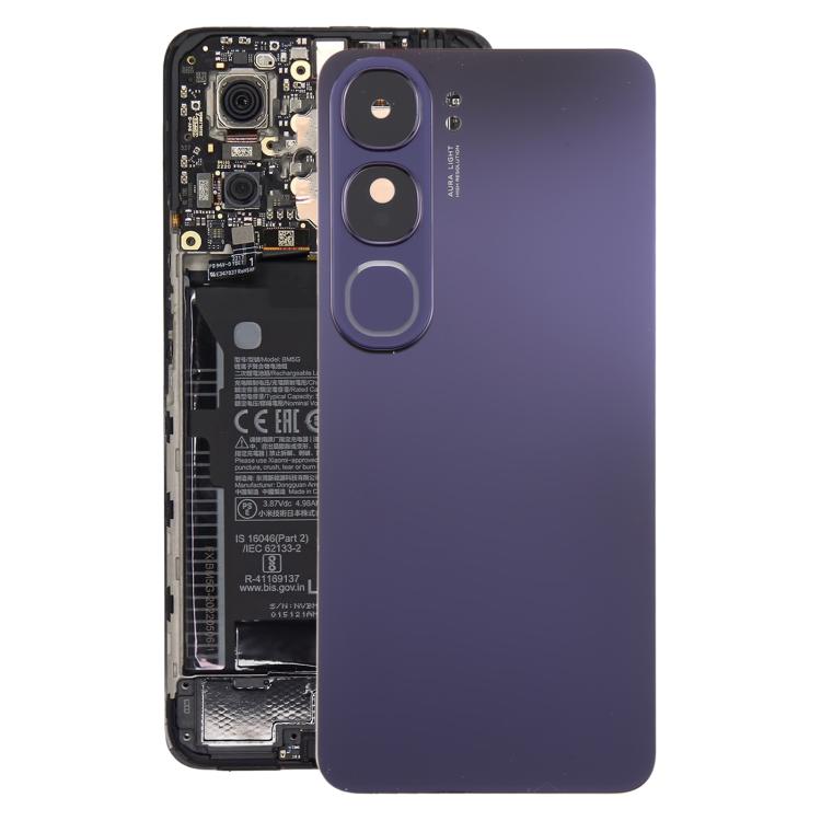 For vivo V40 Lite 5G IDN Version Original Battery Back Cover with Camera Lens Cover(Purple) - Back Cover by buy2fix | Online Shopping UK | buy2fix