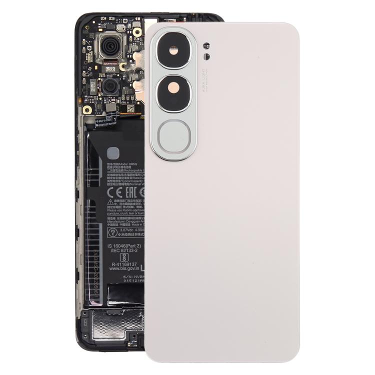 For vivo V40 Lite 5G IDN Version Original Battery Back Cover with Camera Lens Cover(Silver) - Back Cover by buy2fix | Online Shopping UK | buy2fix