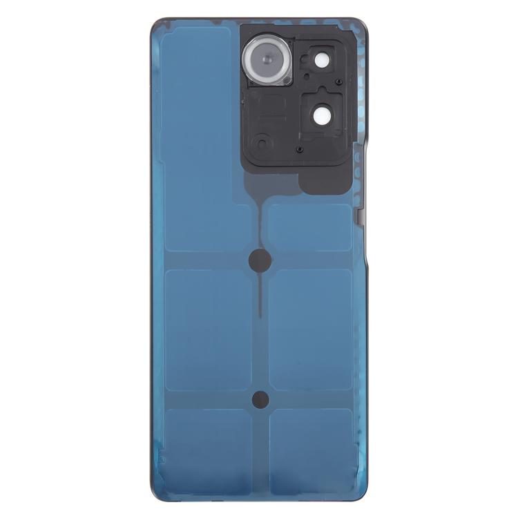 For vivo T2 Pro Battery Back Cover with Camera Lens Cover(Black) - Back Cover by buy2fix | Online Shopping UK | buy2fix