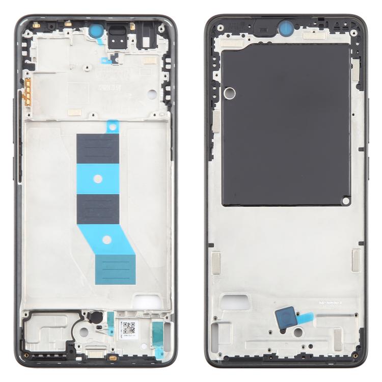 For Xiaomi Redmi Note 14 4G Original Middle Frame Bezel Plate (Black) - Frame Bezel Plate by buy2fix | Online Shopping UK | buy2fix