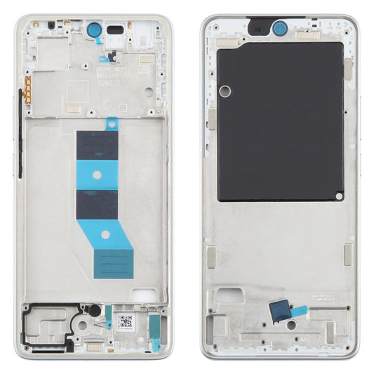 For Xiaomi Redmi Note 14 4G Original Middle Frame Bezel Plate (Silver) - Frame Bezel Plate by buy2fix | Online Shopping UK | buy2fix