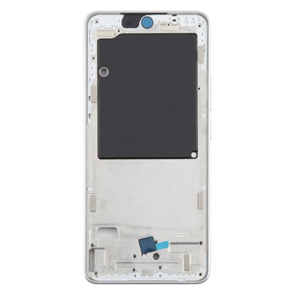 For Xiaomi Redmi Note 14 4G Original Middle Frame Bezel Plate (Silver) - Frame Bezel Plate by buy2fix | Online Shopping UK | buy2fix