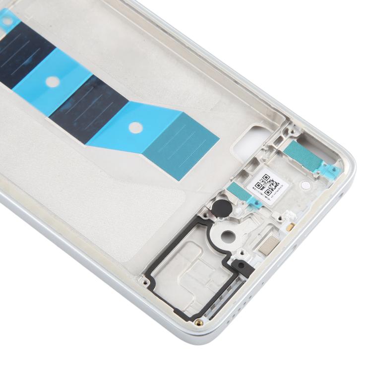 For Xiaomi Redmi Note 14 4G Original Middle Frame Bezel Plate (Silver) - Frame Bezel Plate by buy2fix | Online Shopping UK | buy2fix